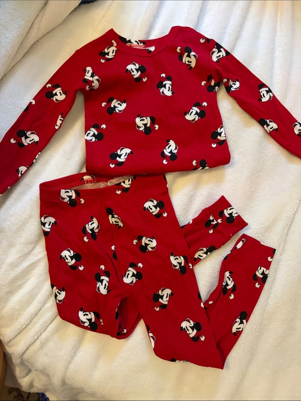 GAP Red Mickey Character Pajama Set